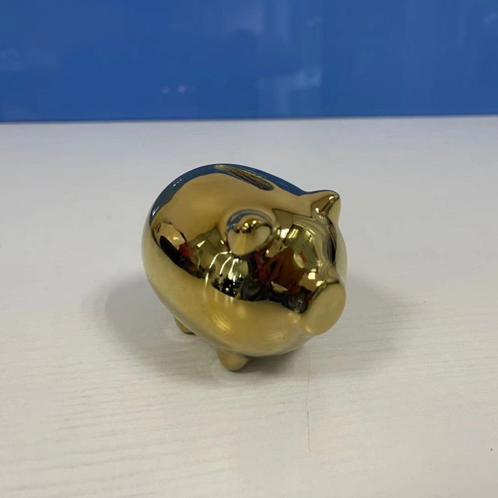 Little golden piggy bank